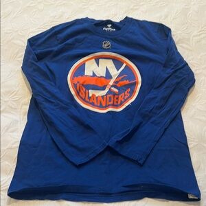 Fanatics Blue New York Islanders Long Sleeve Tee
